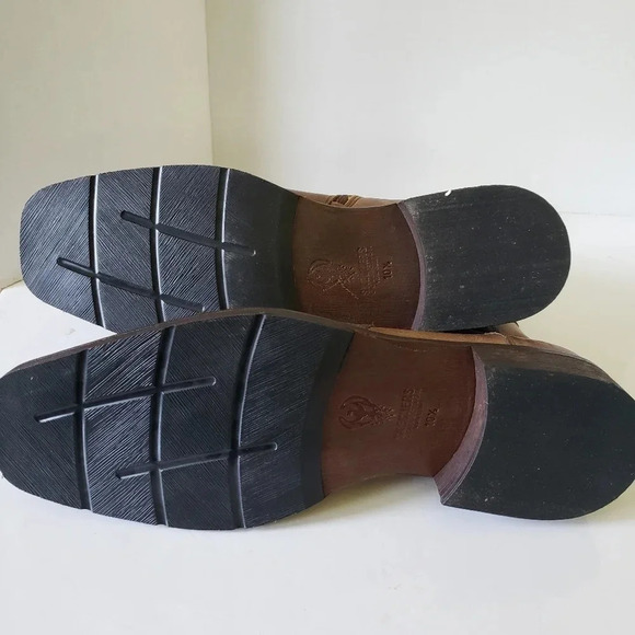 Skechers Collection  Mens Brown Leather Ankle Boots,10 1/2. - Picture 5 of 9